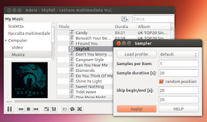 Sampler in VLC su Ubuntu Linux 