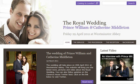 kate and william wedding date and time. Google. kate