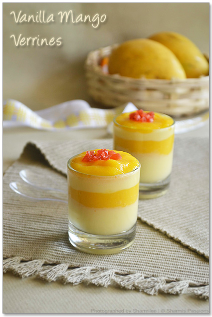 Vanilla Mango Verrines Recipe Vanilla Mango Verrines Recipe