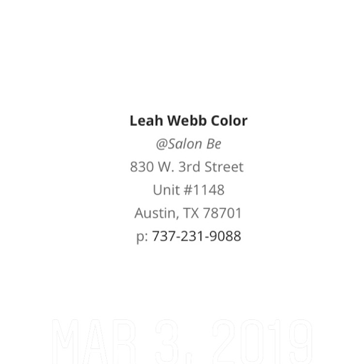 Leah Webb Color