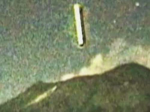 Huge Cigar Shaped Ufo Entering Volcano Tv News Report And Photo