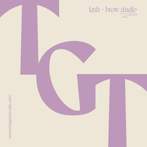 The Go.To: Lash + Brow Studio logo