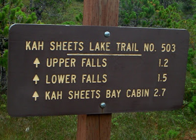 Good trail system to stream and beach.