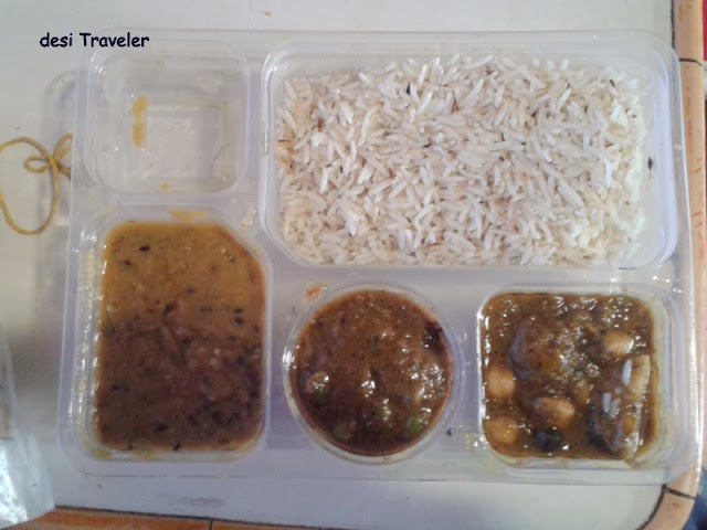 Lunch packet Indian Train Tiffin Travel Khana