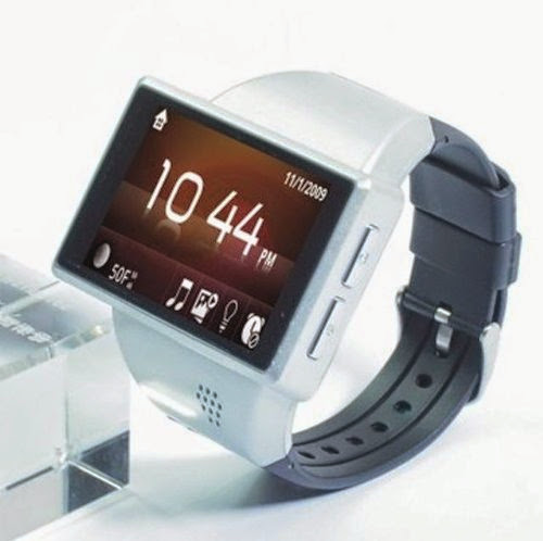 2013 New style Android Dual-core Touch screen GPS Bluetooth WIFI Z1 Smart Watch mobile phone (White)