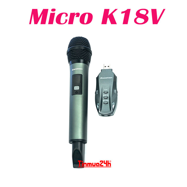 Micro Không Dây Cao Cấp  Excelvan K18V