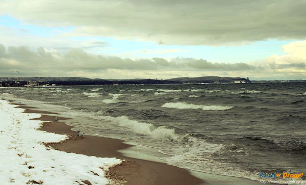plaża gdańsk jelitkowo zimą