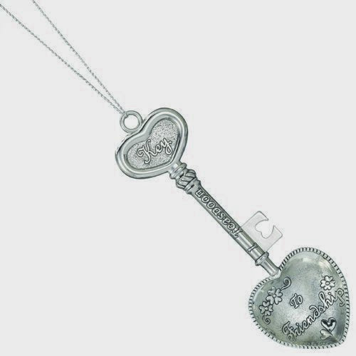 Keys to Love and Friendship Ornament - Key to Friendship
