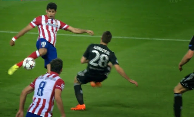 Costa, Atletico Madrid - Chelsea
