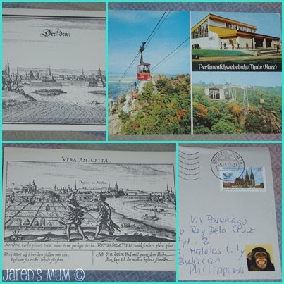 postcards, direct swaps, Germany