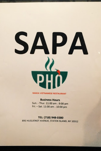 Vietnamese Restaurant «SAPA Pho Vietnamese Restaurant», reviews and photos, 895 Huguenot Ave, Staten Island, NY 10312, USA