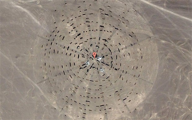 Unidentified Structures in Gobi Desert