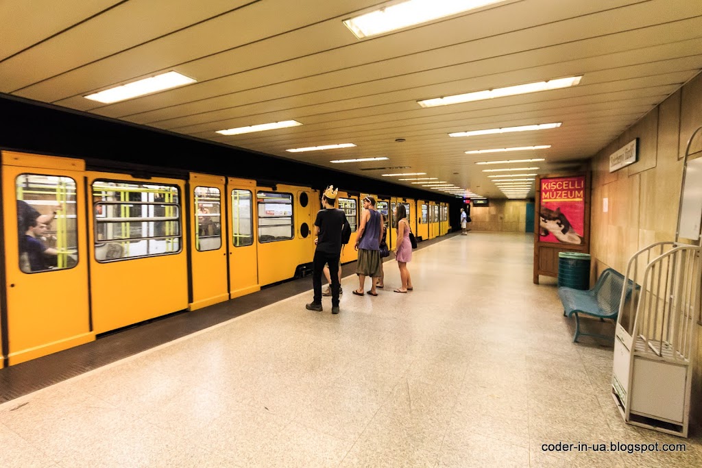 метро. будапешт. венгрия