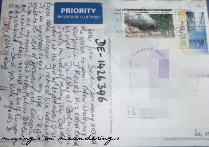postcrossing.com, postcards, Germany