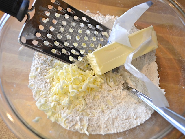 grate butter