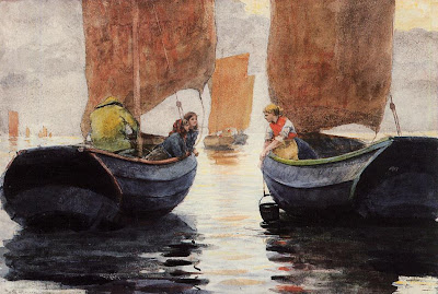 Winslow Homer - An Afterglow (1883)