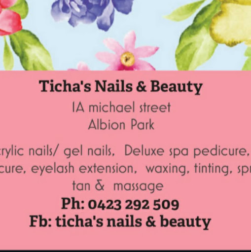 Ticha's Nails & Beauty logo