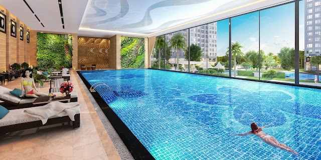 Bể bơi bốn mùa Vinhomes Gardenia Bể bơi bốn mùa Vinhomes Gardenia Hàm Nghi