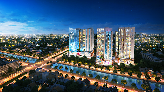 Phối cảnh của chung cư Hinode City Minh Khai Phối cảnh của chung cư Hinode City Minh Khai