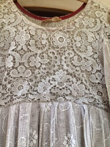 The Cloth Shed: Lace panel dress...