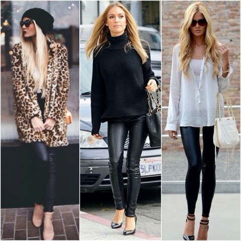 How to Chic: 3 WAYS TO WEAR LEATHER LEGGINGS
