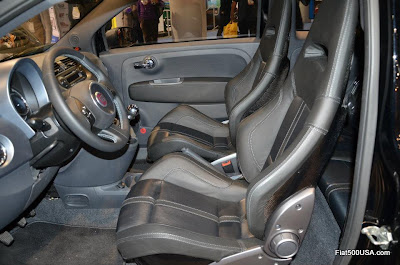 Fiat 500 Carbon Show Car Seats