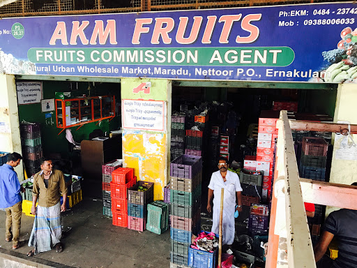 AKM Fruits, Agricultural Urban Wholesale Market, Netoor PO, Near Market Area, Nettor, Nettoor, Maradu, Ernakulam, Kerala 682040, India, Fruits_Wholesaler, state KL