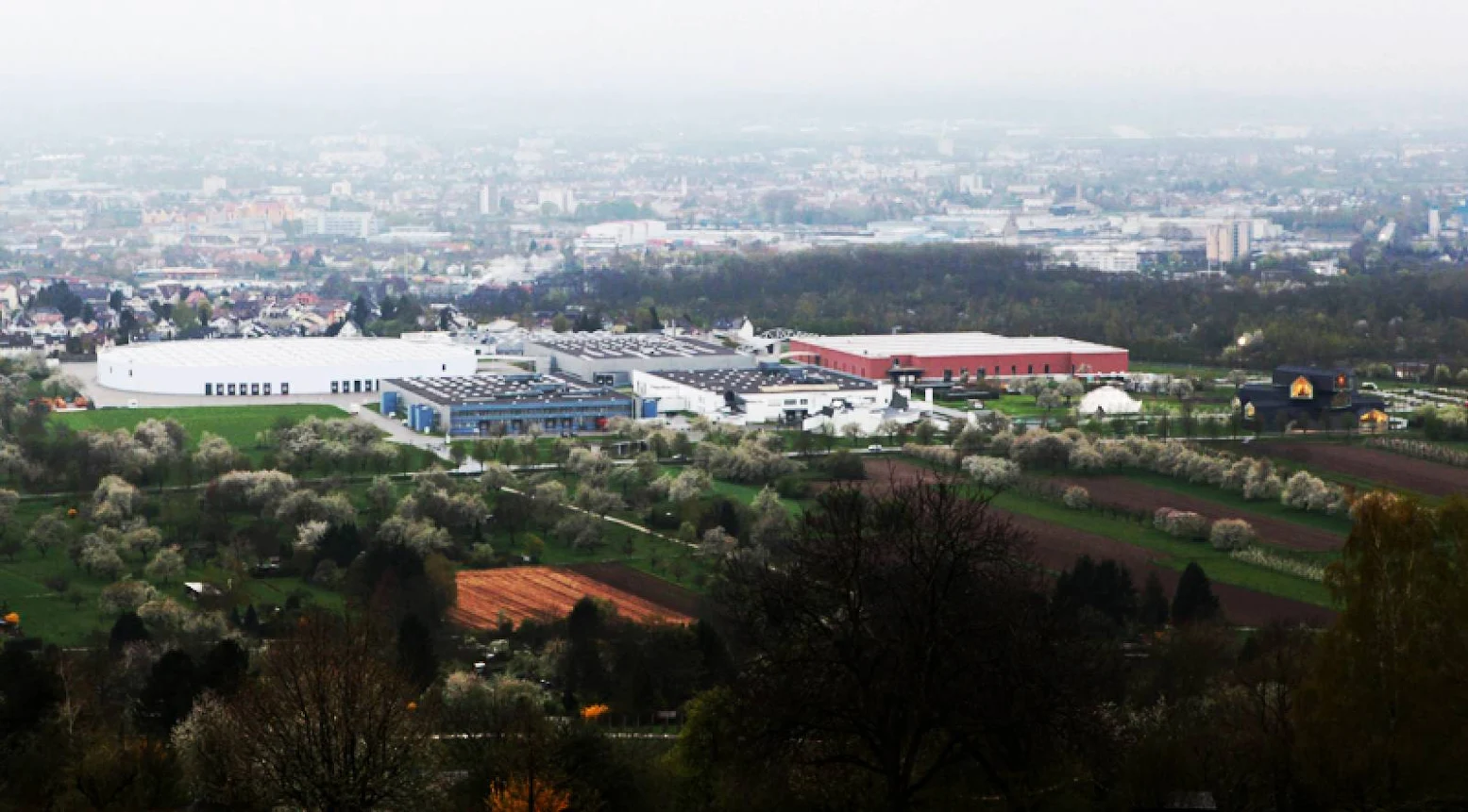 Vitra Campus Architecture aereal