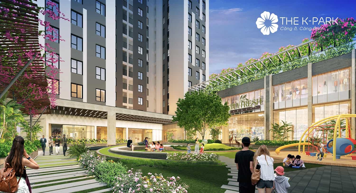 Công viên phía sau dự án The K Park Công viên phía sau dự án The K Park