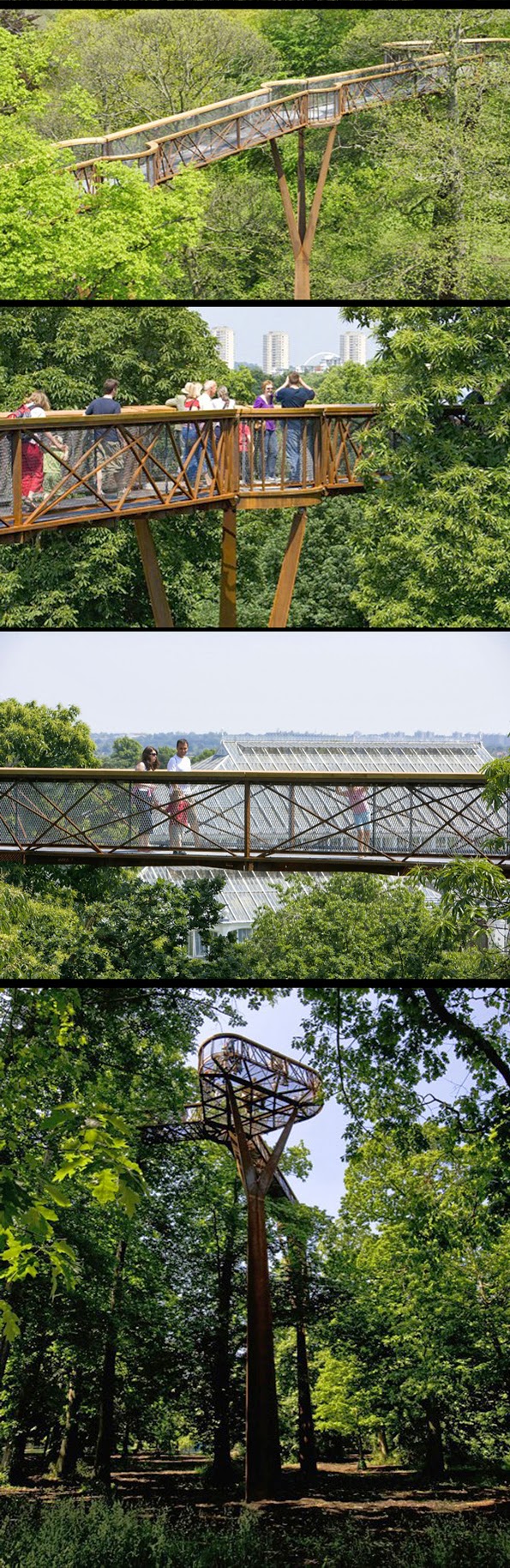 Blog Serius Serius Cool Jambatan Kanopi Taman Kew London 12 Gambar