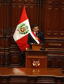 Peruvian President Ollanta Moisés Humala Tasso