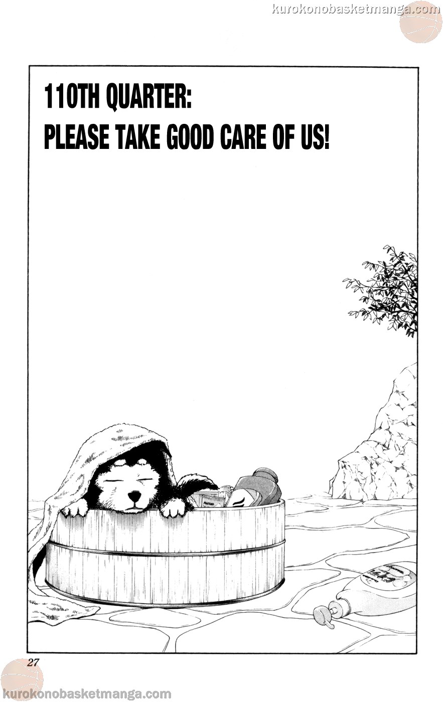Kuroko no Basket Manga Chapter 110 - Image 01