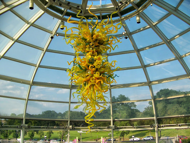 Chihuly glass, Phipps Conservatory and Botanical Gardens, Pittsburgh