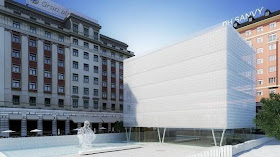 Un nuevo edificio con museo público del Banco de Madrid en la plaza de Colón