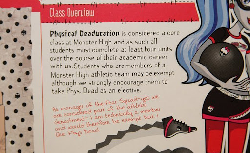 Ghoulia Yelps - Classroom Playset: Deseducación Física