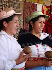 I continuously return to the booth of one artisan, Bertha Medina to be in awe of the hand carved details of her designs on gourds.
