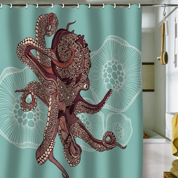 Octopus Shower Curtain Ikea Octopus Shower Curtain Orange