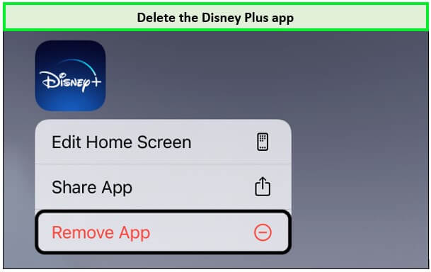Reinstall the Disney+ app