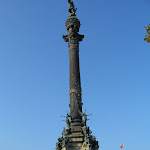 Barcelone: la statue de Christophe Colomb Barcelone: la statue de Christophe Colomb