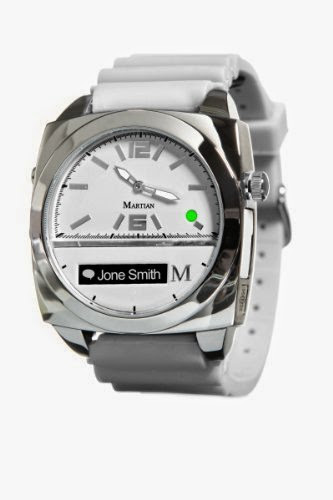  Martian Watches Victory Smart Watch (White/Silver)