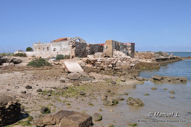 Salina Dolores y molino de marea de La Roqueta