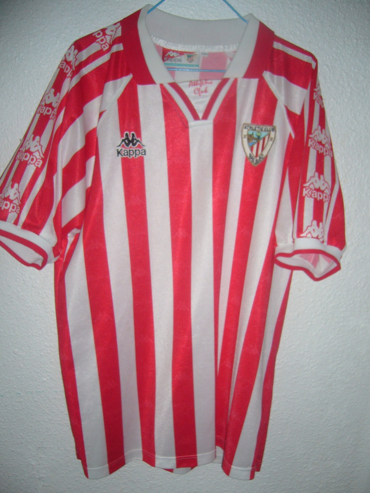 Mi colección de camisetas de fútbol: Camiseta Athletic de Bilbao 1995 ...