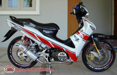 Modifikasi Extriem Motor Honda Supra X 125 e