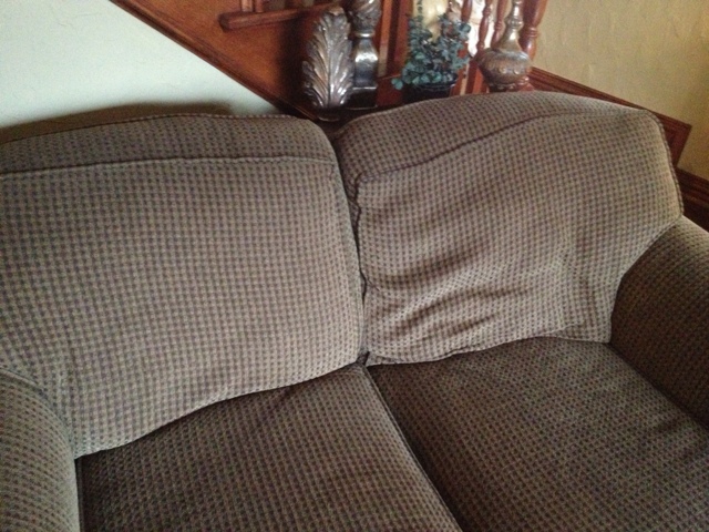 Add stuffing to your couch cushions to make it look new again!