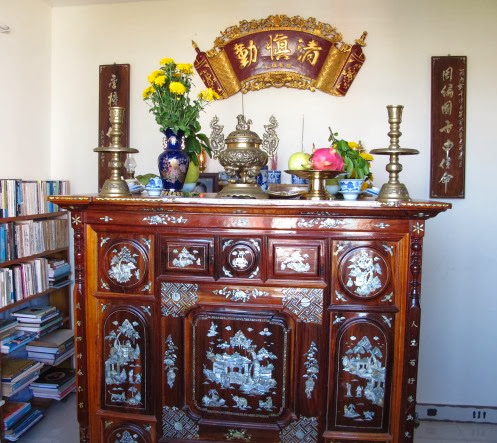 Phong thủy ban thờ tổ tiên mang may mắn
