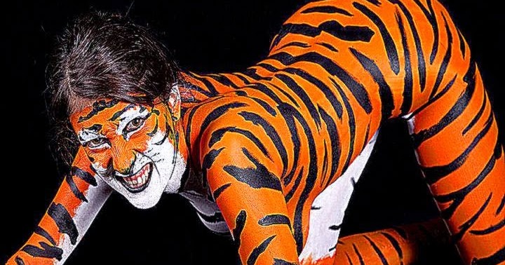 Tiger body paint-watch and download