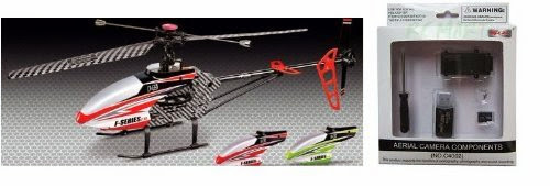 MJX F645 F45 4ch LCD 2.4GHZ Rc Helicopter and C4002 Aerial Camera COMBO