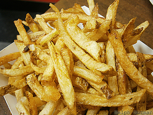 French Fries Rendered in Duck Fat at Hot Dougs, Illinois, Chicago - RatedRalph.com