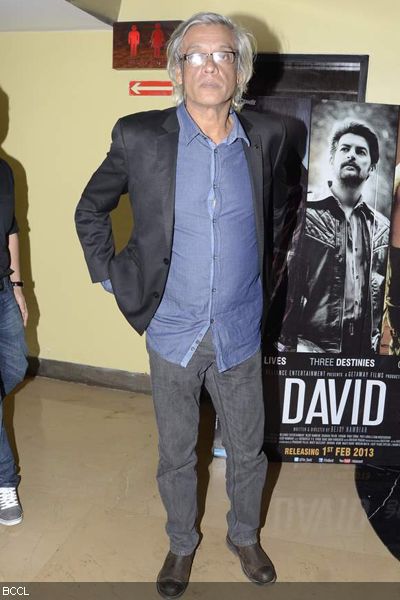 Director Sudhir Mishra during the premiere of the movie 'David', held in Mumbai on January 31, 2013. (Pic: Viral Bhayani)