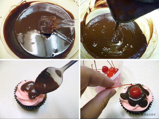 Chocolate Cherry Cola Cupcakes